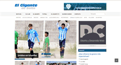 Desktop Screenshot of elgigantedesalta.com.ar